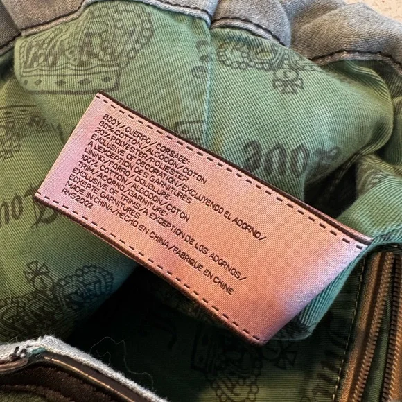 Juicy Couture Royal Scotty Tote – Green Velour (Project Bag) - Picture 7 of 11